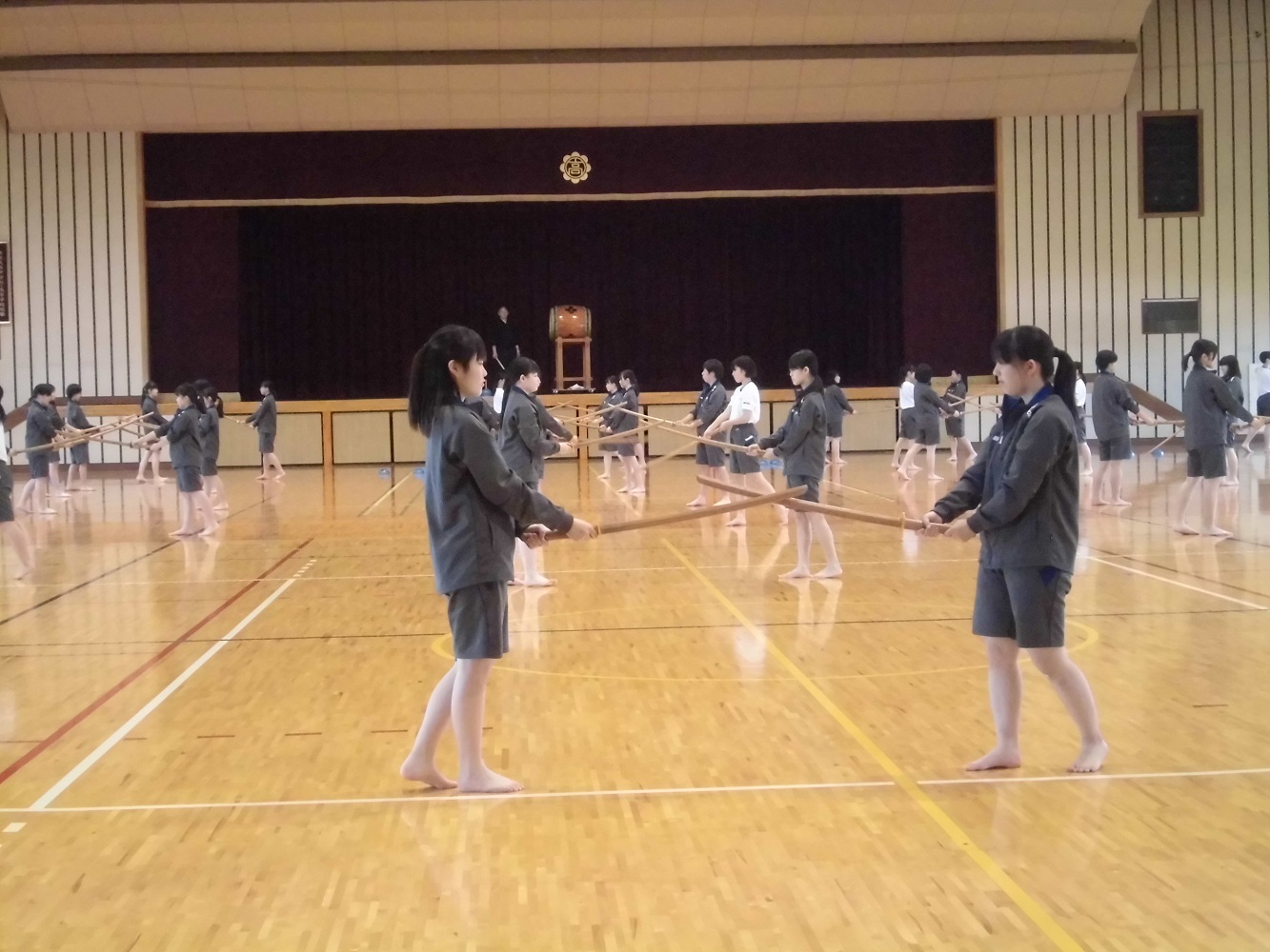 合同体育 体育大会に向けての授業風景 金光大阪中学校 高等学校