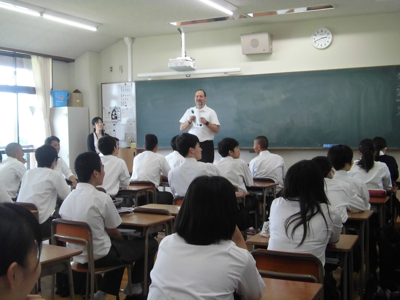 【授業風景】高2 ジョン先生に学ぶ英会話 金光大阪中学校・高等学校